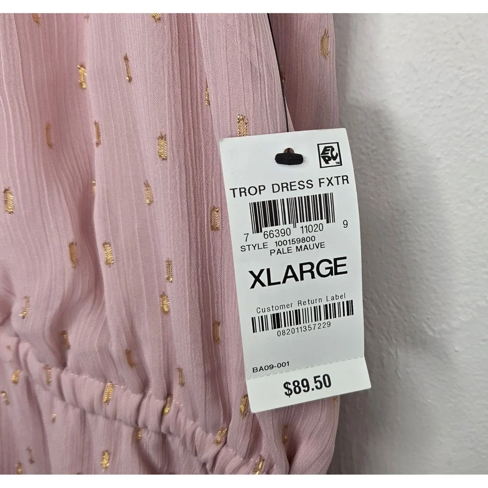*NEW w/Tags INC International Concepts Women's Dress Pink Short Sleeve‎ Size XL